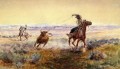 On the Pond western American Charles Marion Russell